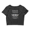 Dungeon Master White Crop Top
