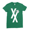 mgk t xx shirt flower black rose .. Ladies Fitted T-Shirt
