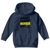 January February Michigan April - March Madness Basketball Youth Hoodie