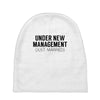 under new management just married Baby Beanies