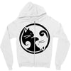yinyang cats Zipper Hoodie