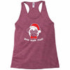 bah hum pug scrooge grinch christmas Racerback Tank