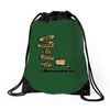 the choice was not hard Drawstring Bags