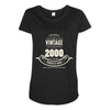 premium vintage 2000 classic perfectly aged limited edition Maternity Scoop Neck T-shirt