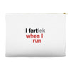funny i fartlek Accessory Pouches