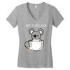 my puns are Women's V-Neck T-Shirt
