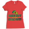 rock out with your guac out Ladies Fitted T-Shirt