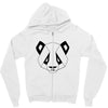 Geometric Panda Zipper Hoodie