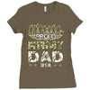 proud army dad 5 Ladies Fitted T-Shirt