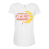 Alhamdullillah It's My First Ramadan Maternity Scoop Neck T-shirt