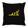 evolution lego basketball sports funny Throw Pillow