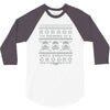 white christmas 3/4 Sleeve Shirt