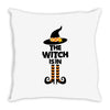 The Witch Is In Throw Pillow
