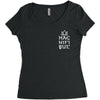 Magnifique With Crown Women's Triblend Scoop T-shirt