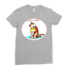 calvin hobbes Ladies Fitted T-Shirt