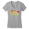 pizza is my valentine 2 Women's V-Neck T-Shirt