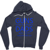 guns dont kill people dads with pretty daughters do Zipper Hoodie