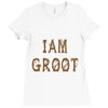 I am Groot Ladies Fitted T-Shirt