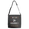 santa aquarius christmas ugly t shirts Adjustable Strap Totes