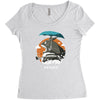 the neighbors journey Women's Triblend Scoop T-shirt