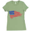 united states of america Ladies Fitted T-Shirt