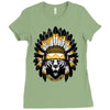 native american chief bear Ladies Fitted T-Shirt