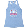 if my husky could talk Racerback Tank