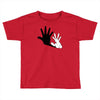 rabbit hand shadow Toddler T-shirt