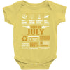 Born July Multitasking Problem Solving Tees Baby Onesie