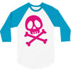 pink pirate 3/4 Sleeve Shirt