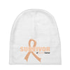 Survivor Of Uterine Cancer Baby Beanies