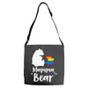 mama bear gay pride Adjustable Strap Totes