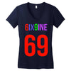 tekashi 6ix9ine  gummo 69 Women's V-Neck T-Shirt