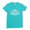 i have two titles aunt and godmother Ladies Fitted T-Shirt