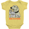 This Girl Loves Her Dachshund Baby Onesie