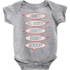 janet! dr. scott! janet! brad! rocky! Baby Onesie