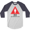 404 error girlfriend not found 3/4 Sleeve Shirt