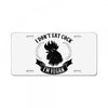 I Don't Eat Cock I'm Vegan License Plate