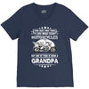 Motorcycles Grandpa V-Neck Tee