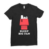 Sleep Big Fan Ladies Fitted T-Shirt