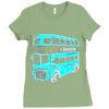 london double decker bus Ladies Fitted T-Shirt