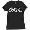 okeh records Ladies Fitted T-Shirt