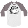 nerd penguin 3/4 Sleeve Shirt
