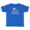 peace love rabbits Toddler T-shirt