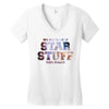 We Are Made of Star Stuff,  Carl Sagan Quote Women's V-Neck T-Shirt