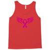 breast cancer ribbon with wing Tank Top