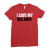 i love my melanin Ladies Fitted T-Shirt