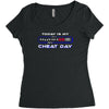 cheat day Women's Triblend Scoop T-shirt