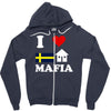 new swedish house mafia Zipper Hoodie