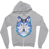 the wolf Zipper Hoodie